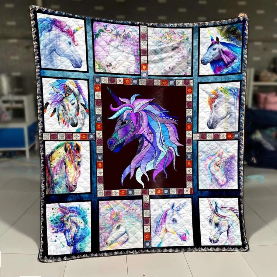 Unicorn Remember Me Quilt Blanket DHC020120539TD