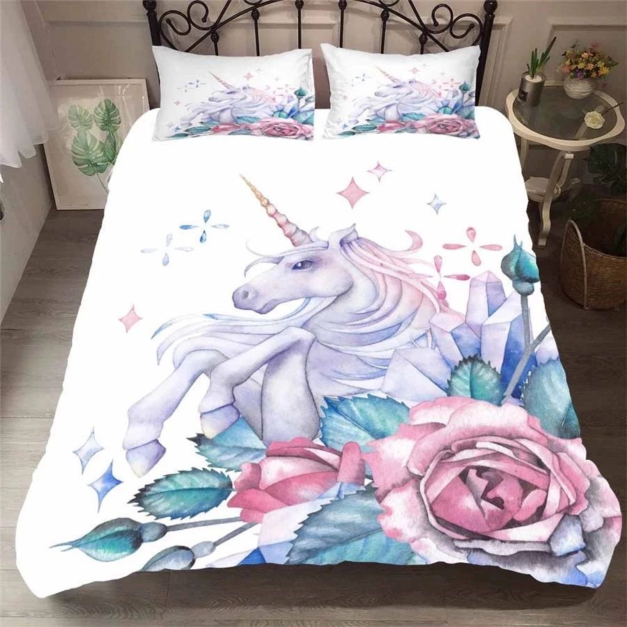 Unicorn Rose Bedding Set