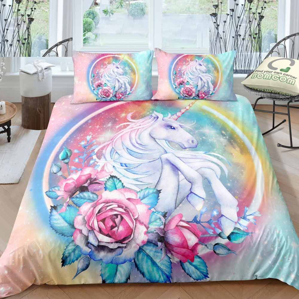 Unicorn Rose Bedding Set
