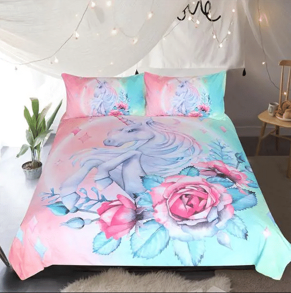 Unicorn Rose Bedding Set