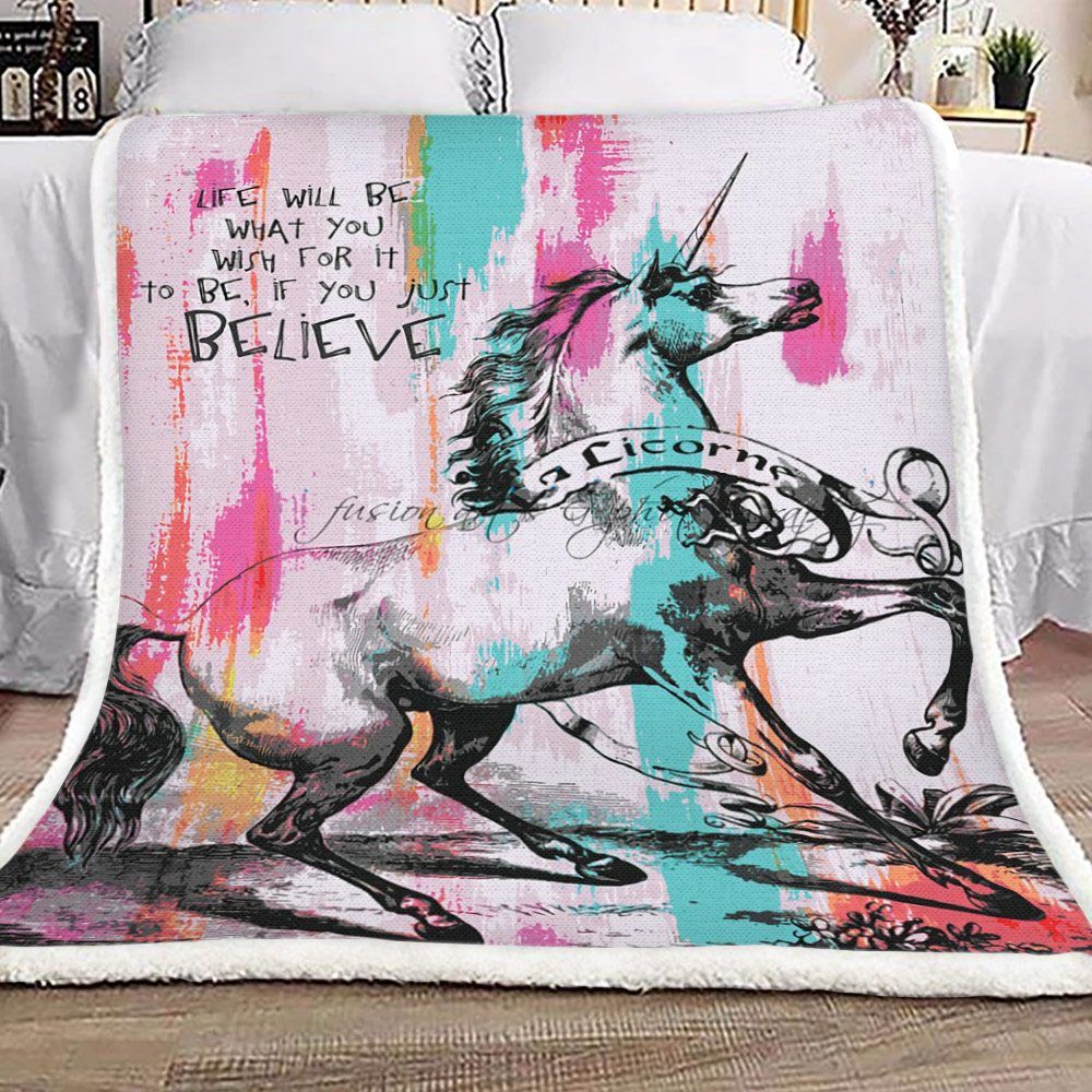 Unicorn Sherpa Fleece