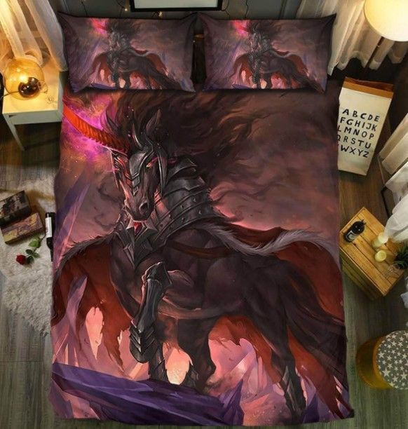 Unicorn Warrior Bedding Set
