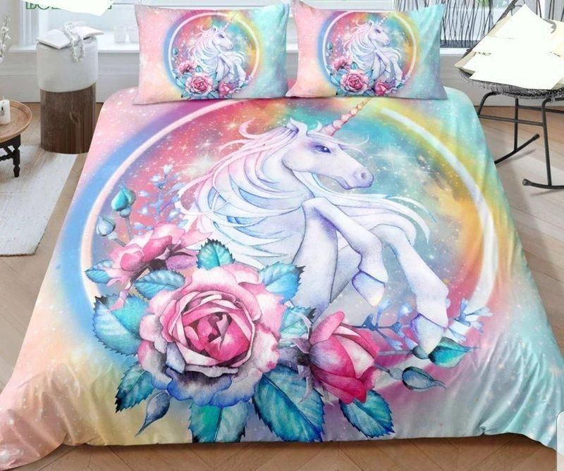 Unicorn Watercolour Bedding Set