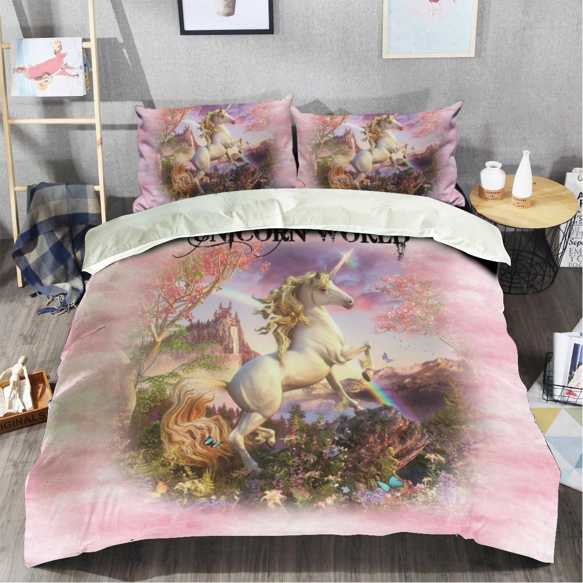 Unicorn World Bedding Set