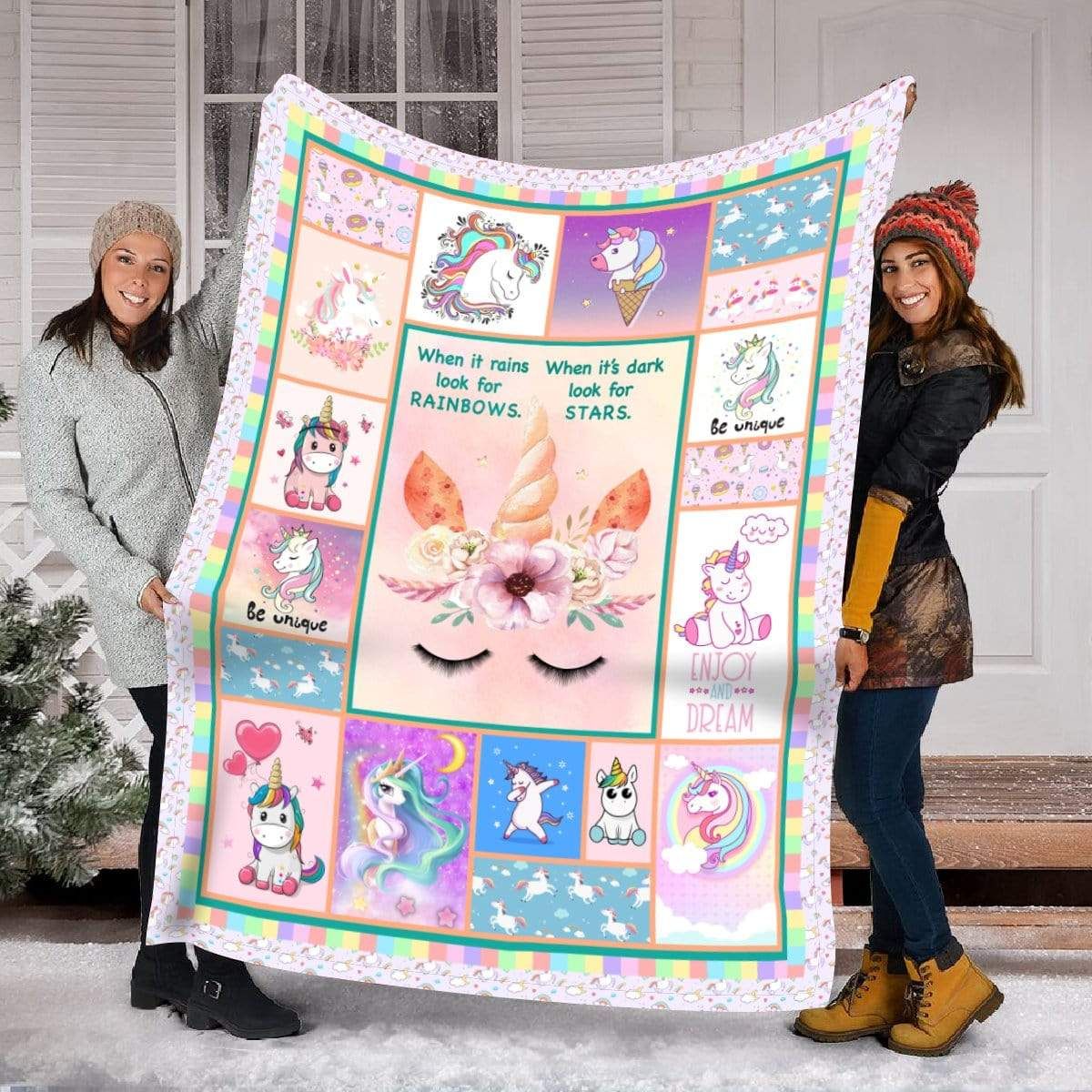 Unicorns Fleece Blanket