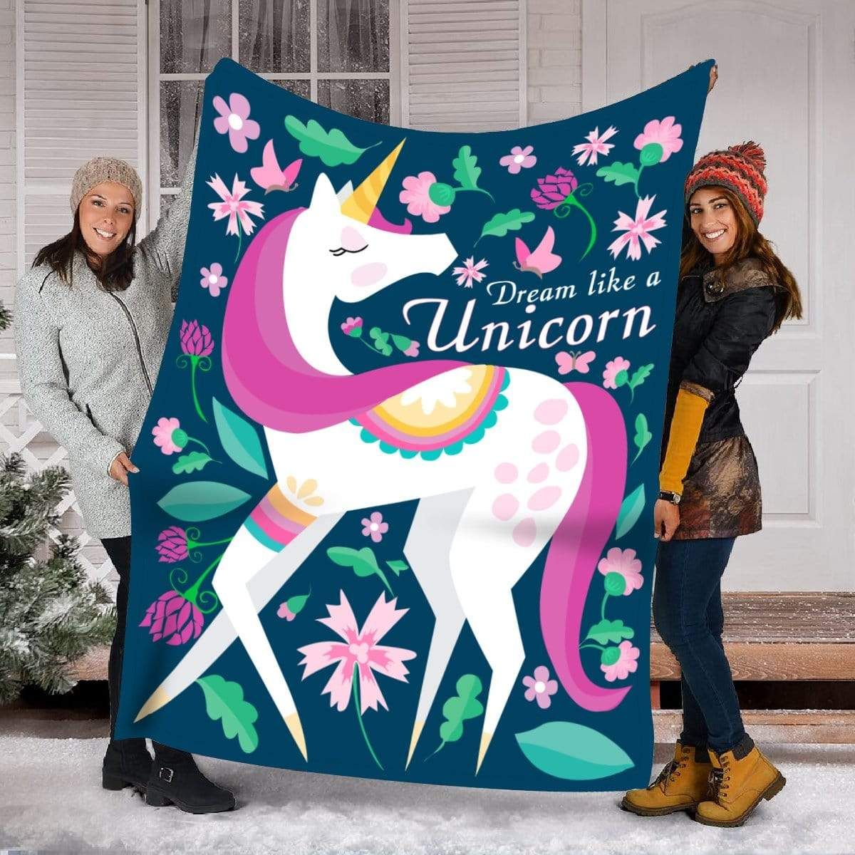 Unicorns Fleece Blanket