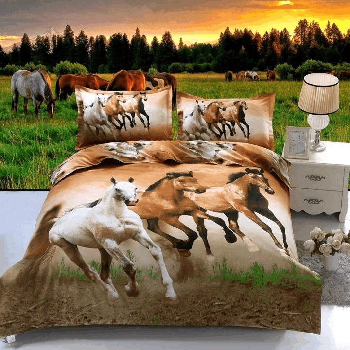 Unique Horse Bedding Set