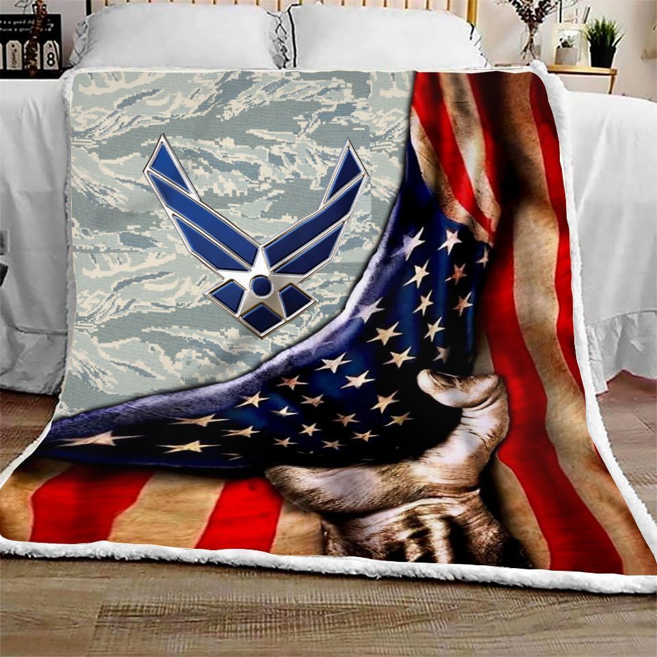 United States Air Force Sherpa Fleece Blanket