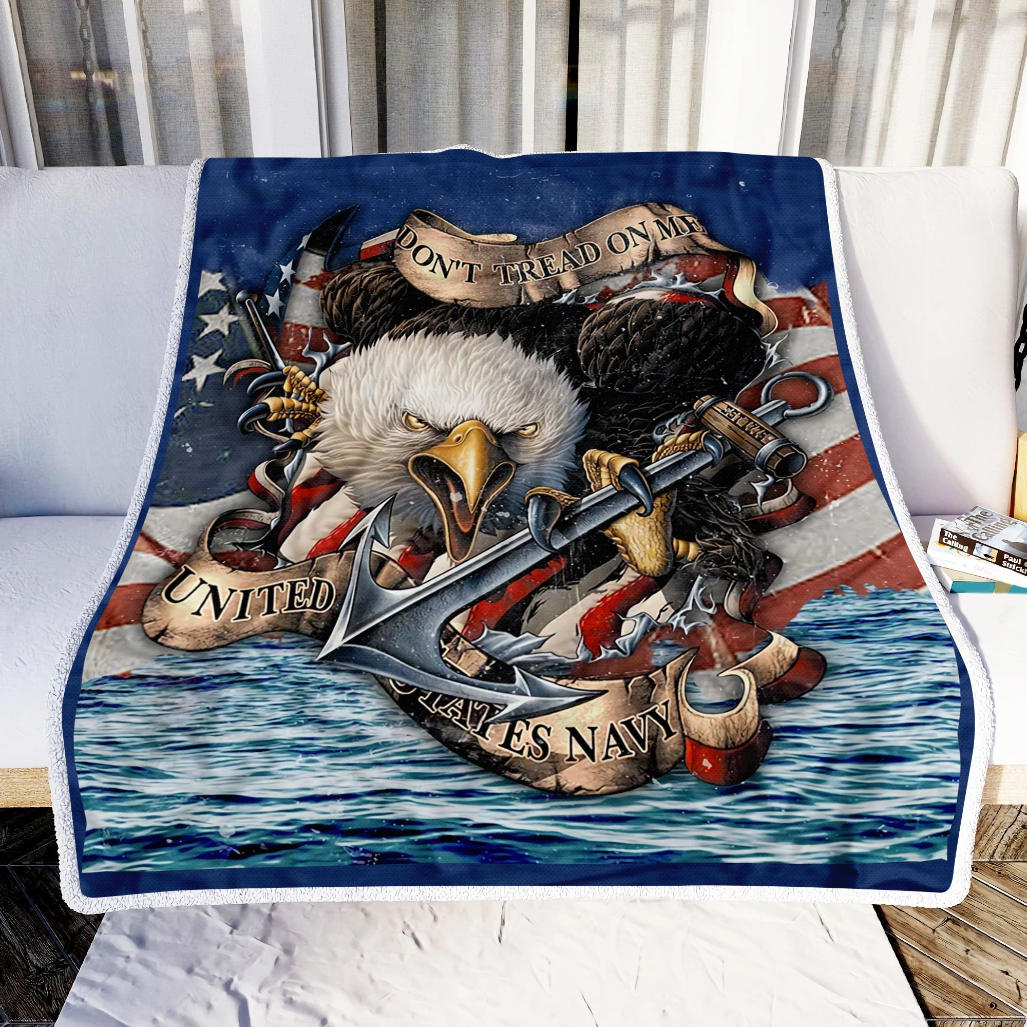 United States Navy Fleece Blanket