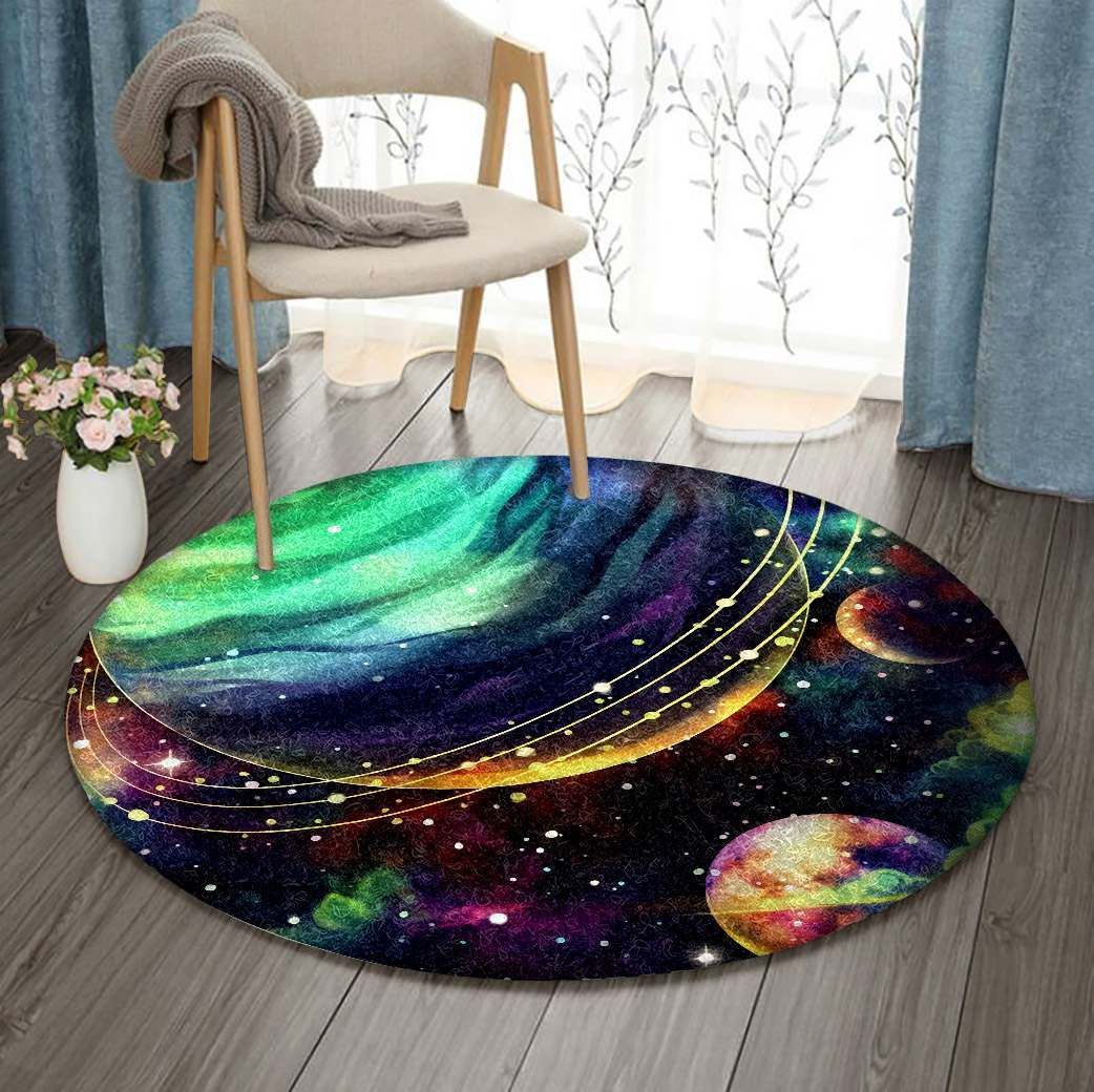 Universe Round Carpet