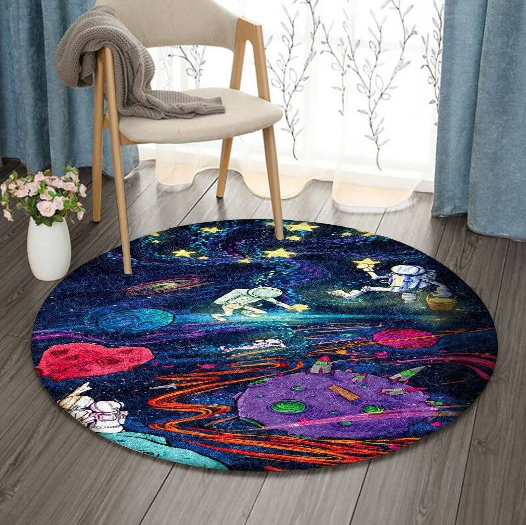 Universe Round Carpet