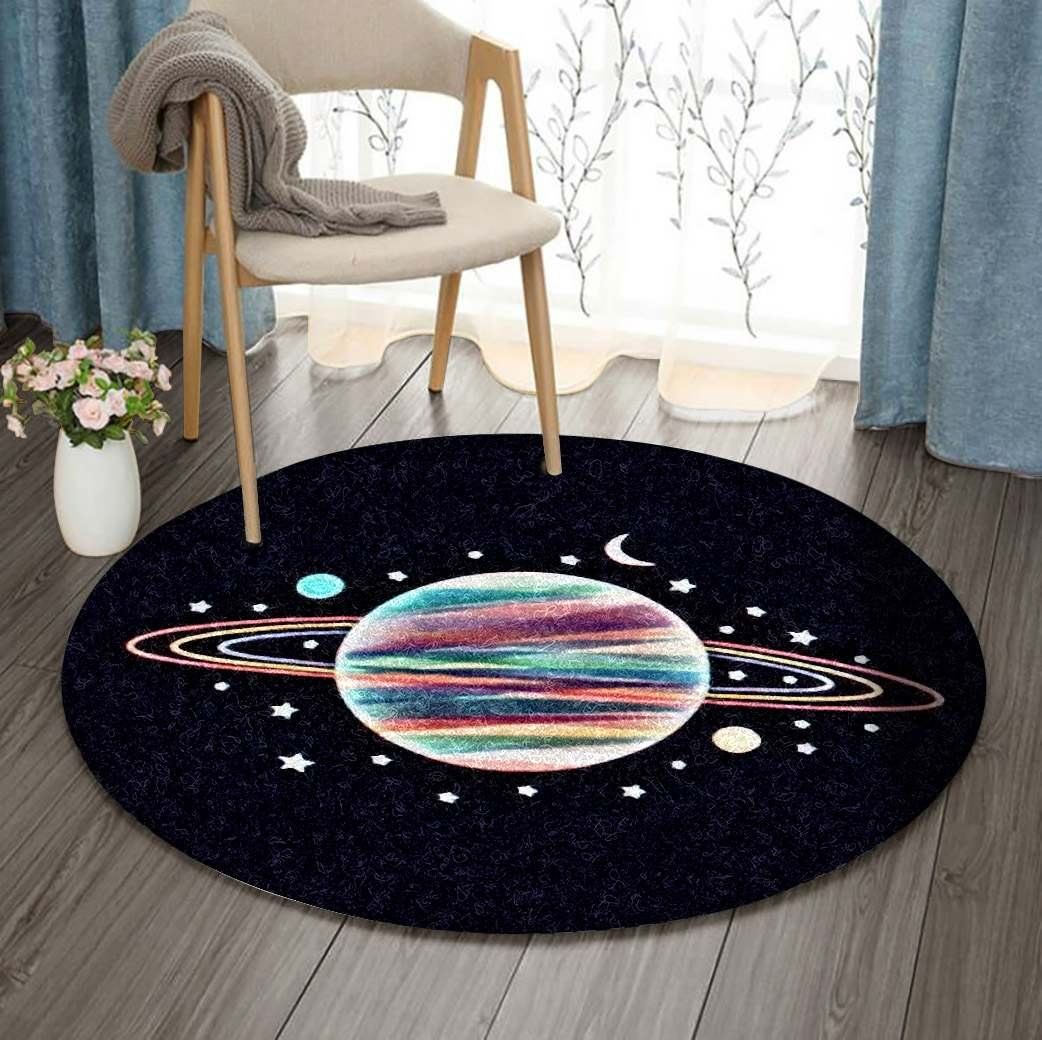 Universe Round Carpet