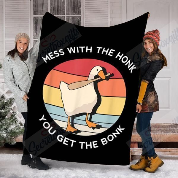 Untitled Goose Game Memes Fleece Blanket