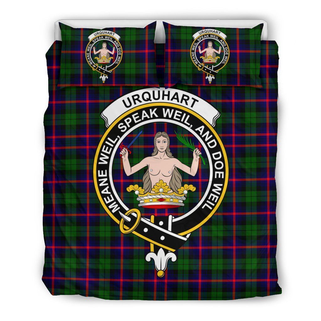 Urquhart Clan Badge Tartan Bedding Set