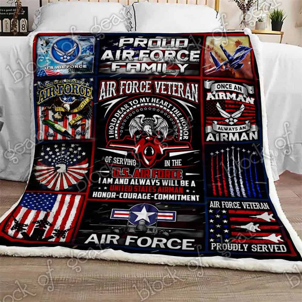 US Air Force Fleece Blanket