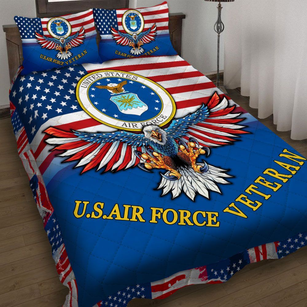 US Air Force Veteran Bedding Set