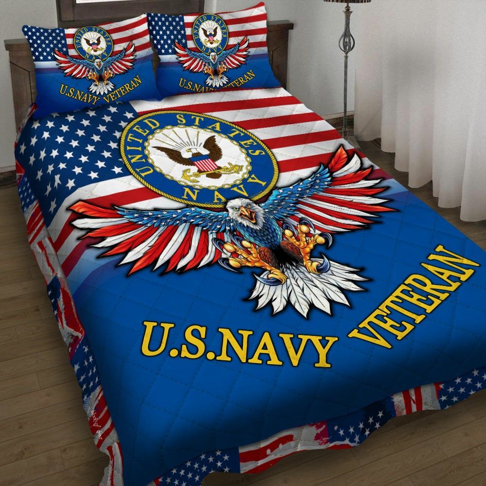US American Navy Veteran Bedding Set