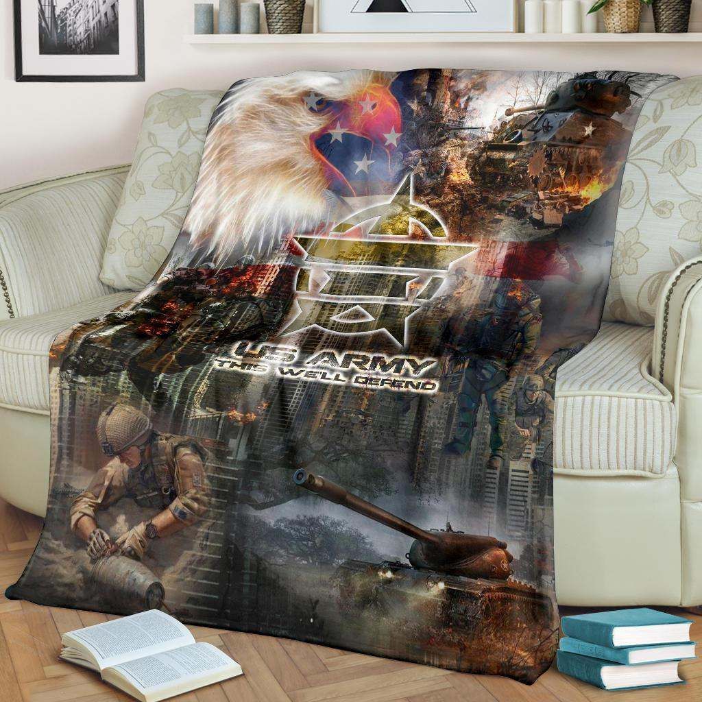 Us Army Fleece Blanket