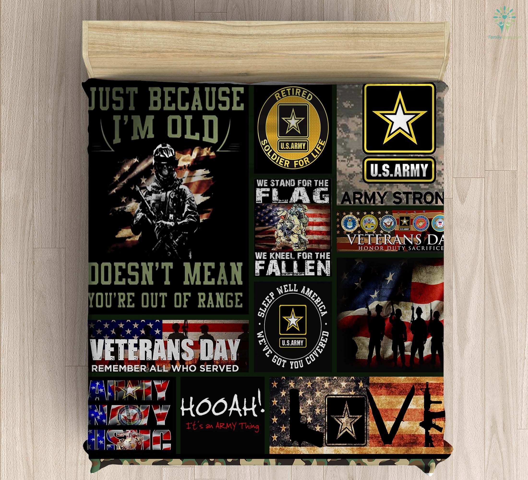 US Army War College Microfiber Bedding Set