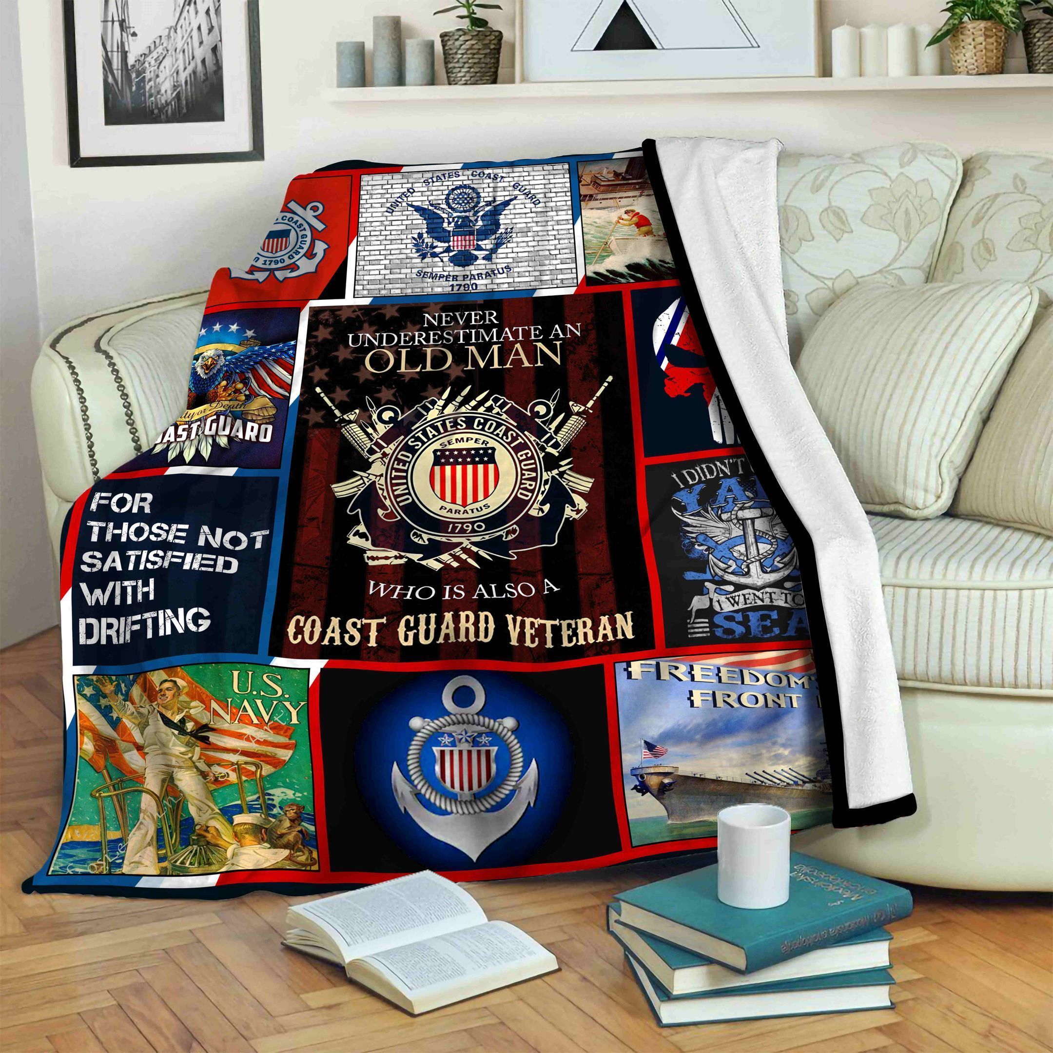 US Coast Guard Fleece Blanket