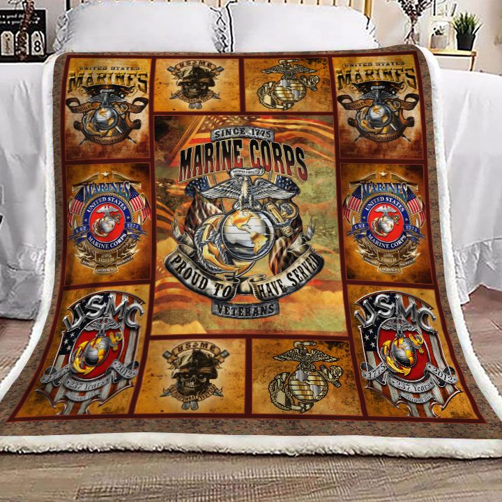 US Marine Corps Fleece Blanket