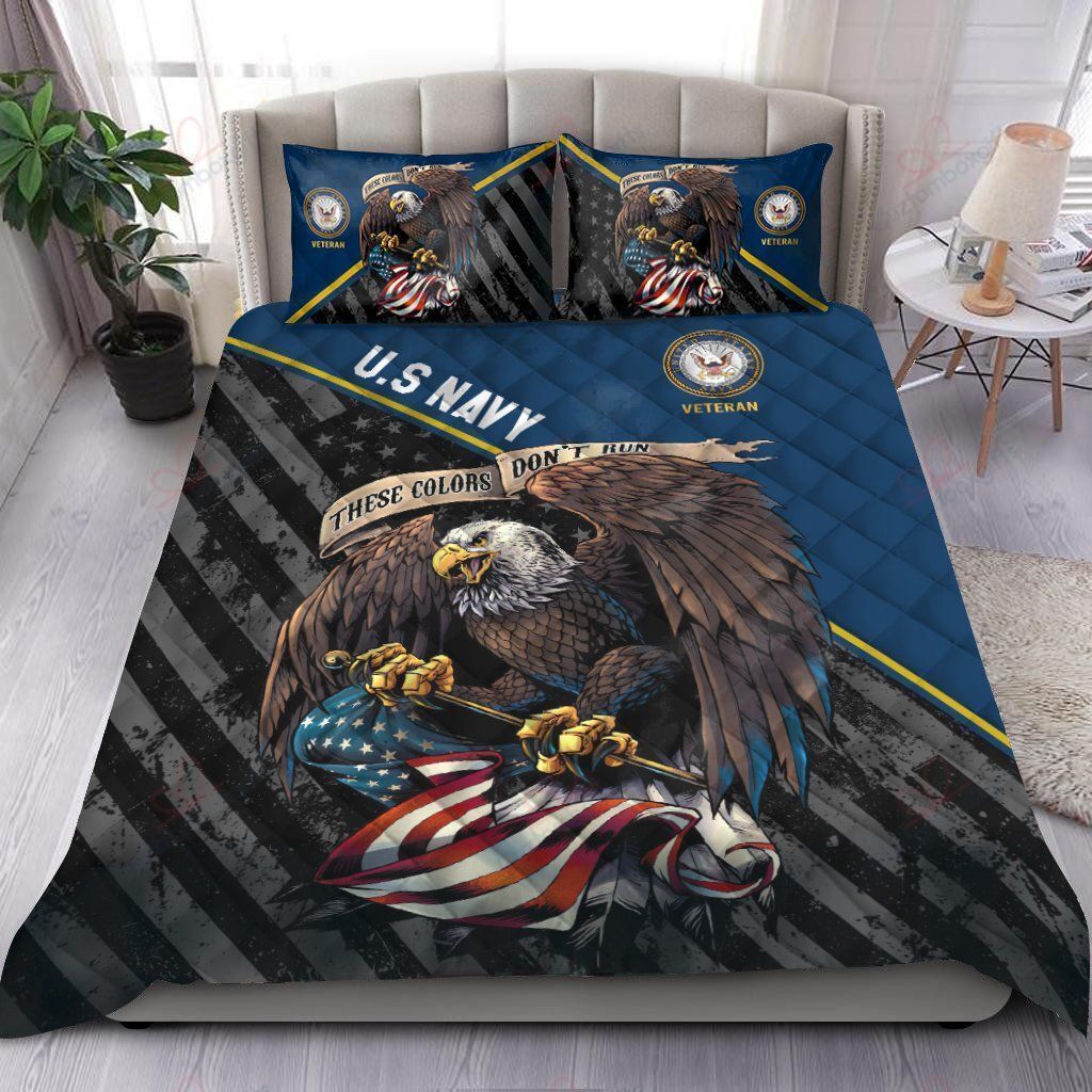 US Navy Veteran Bedding Set