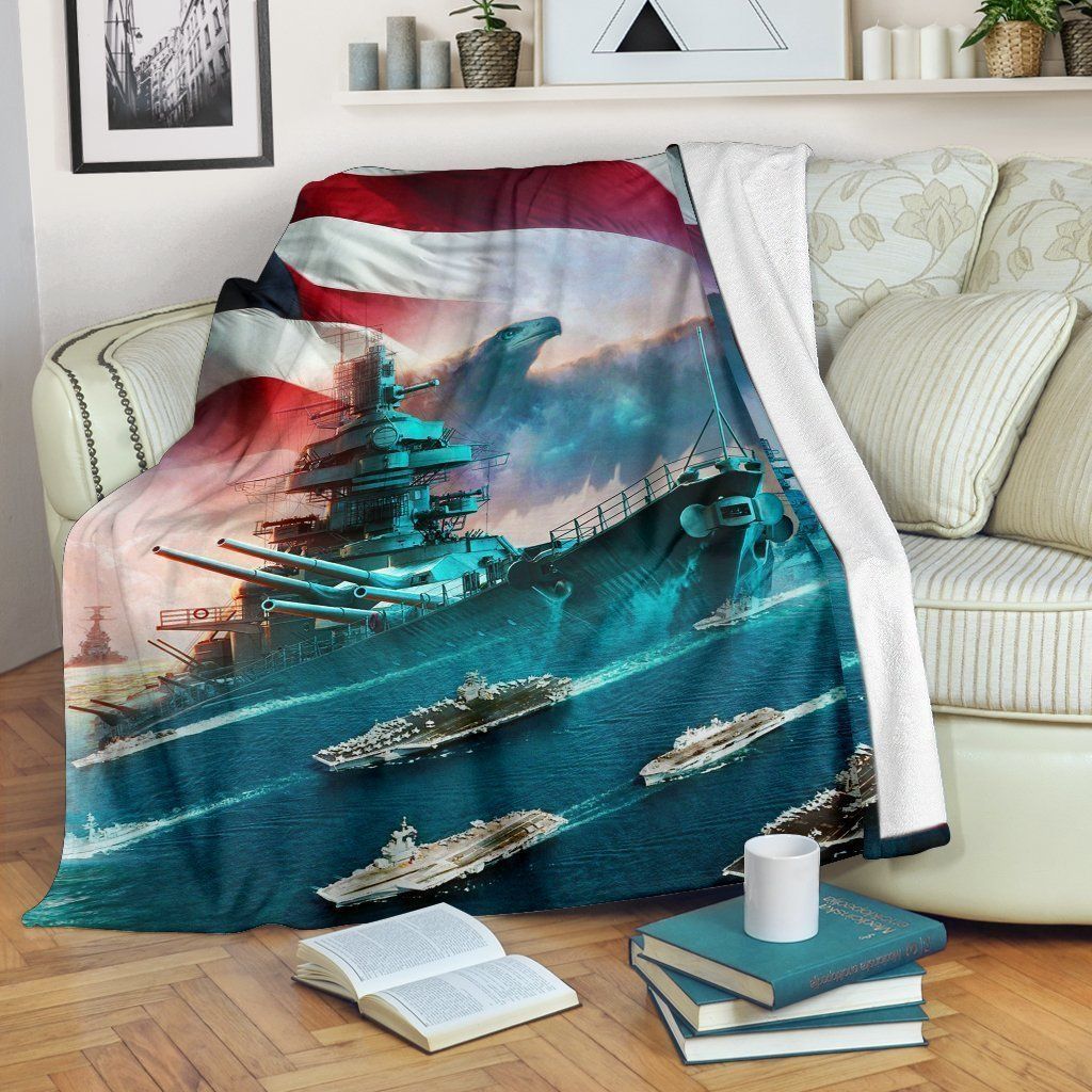 Us Navy Vii Blanket