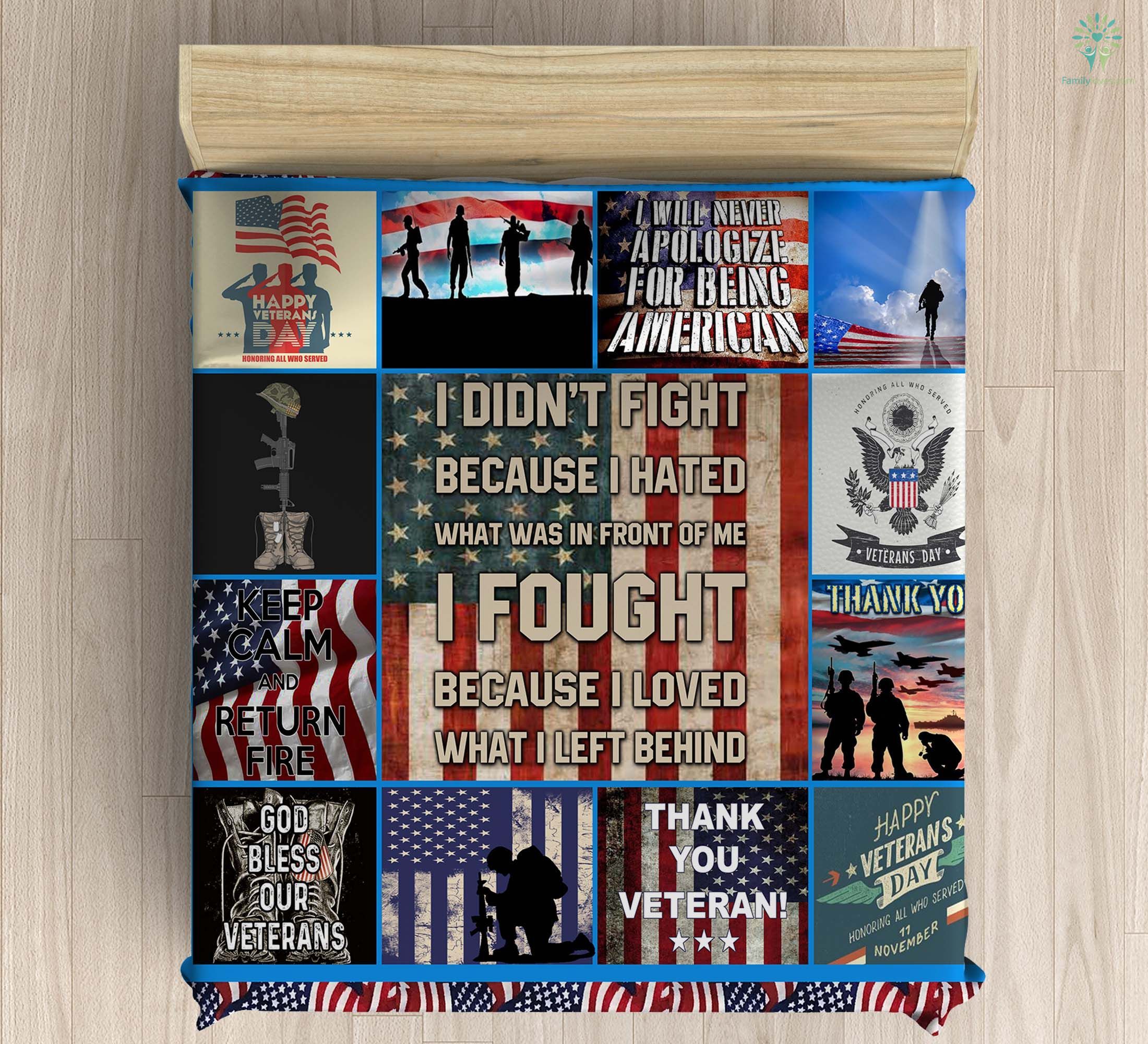 US Veterans Assistance Foundation Microfiber Bedding Set