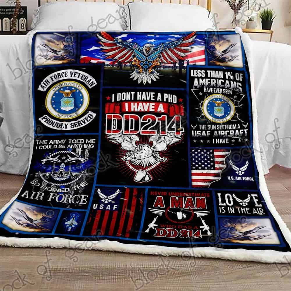 USAF Proud Fleece Blanket