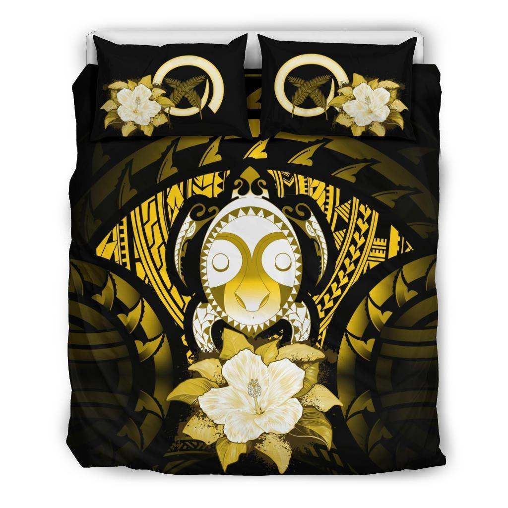 Vanuatu Yellow Hibiscus Bedding Set