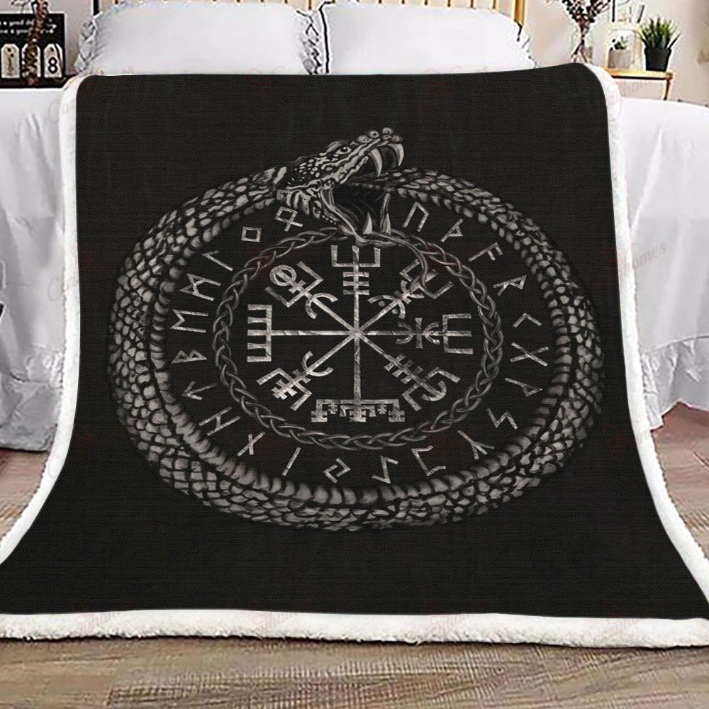 Vegvisir Art Fleece Blanket