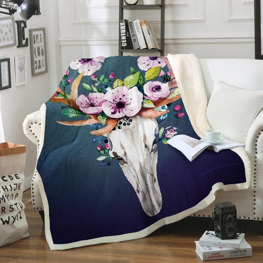 Velvet Plush Sherpa Fleece Blanket