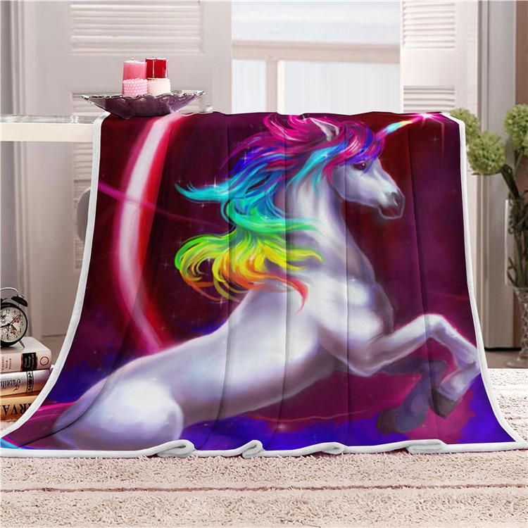 Velvet Unicorn Sherpa Fleece