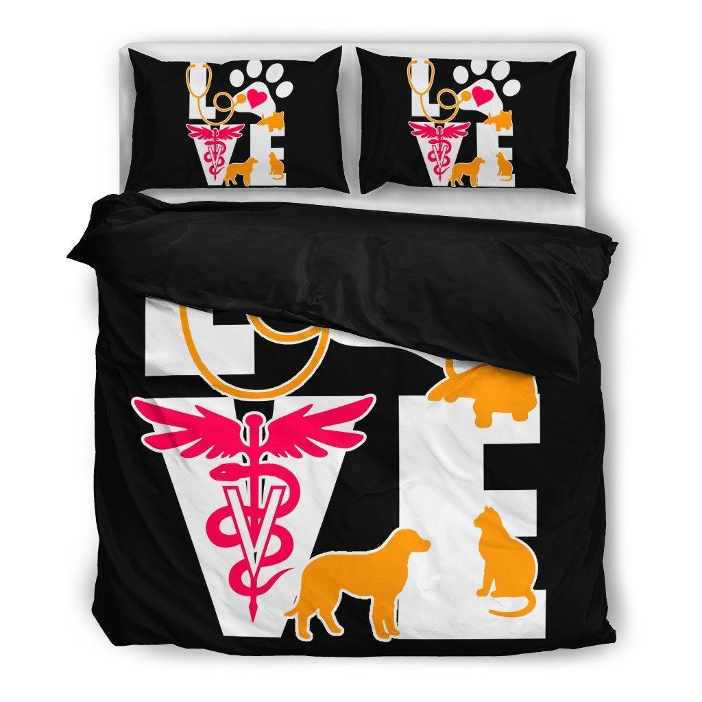 Vet Tech Love Animals Bedding Set