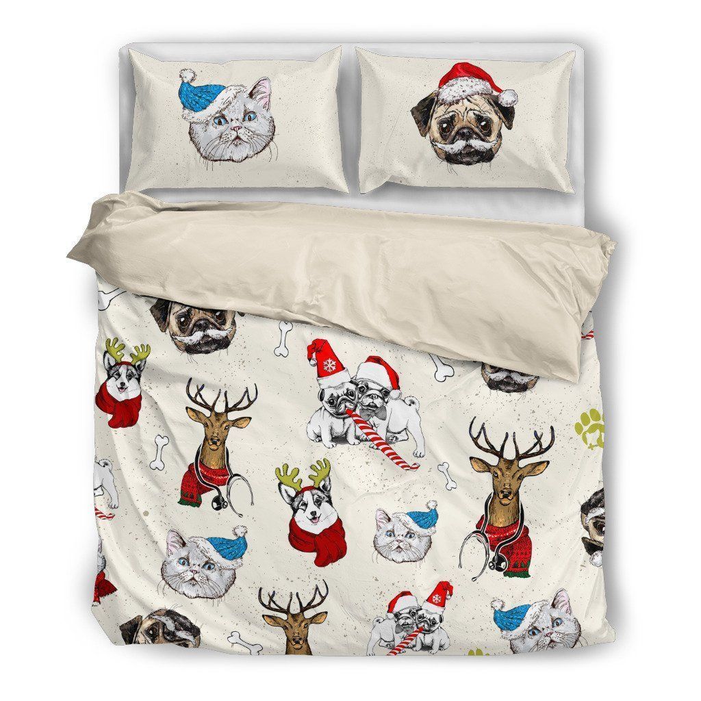 Vet Tech Love Animals Vet Tech Love Xmas Bedding Set