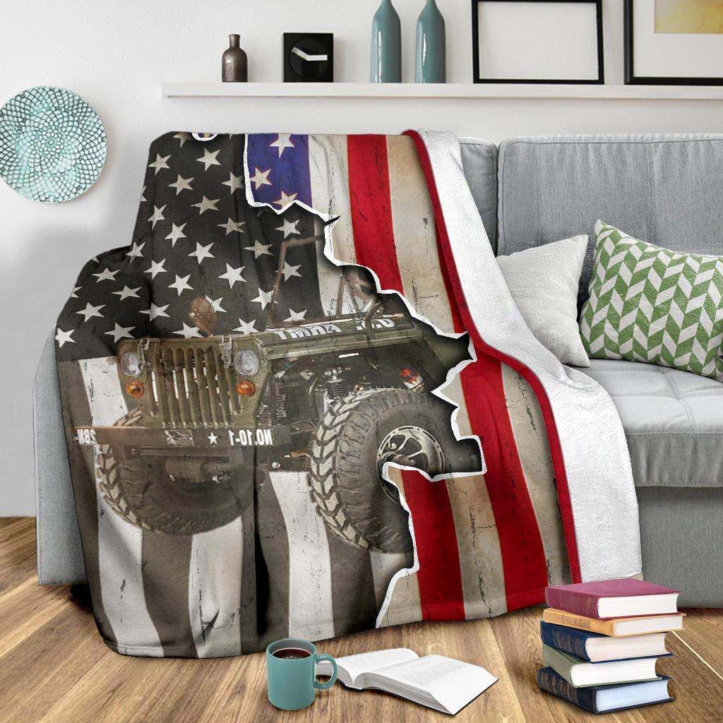 Veteran Sherpa Fleece Blanket