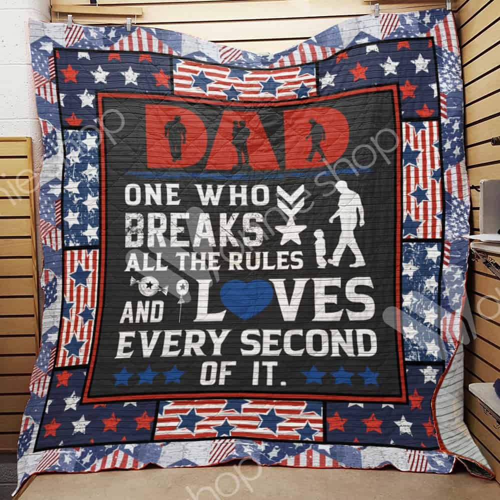 Veteran Dad Quilt Blanket DHC03021419TD