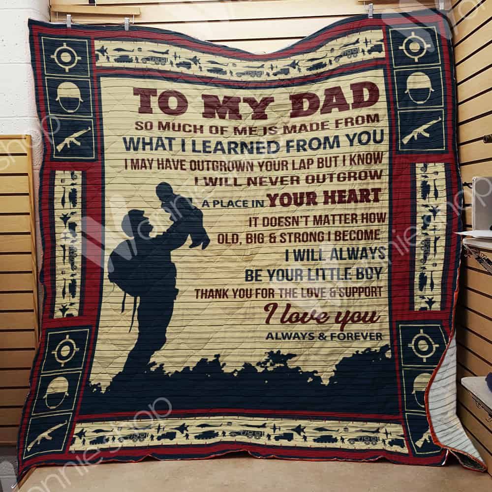 Veteran Dad Quilt Blanket DHC03021430TD