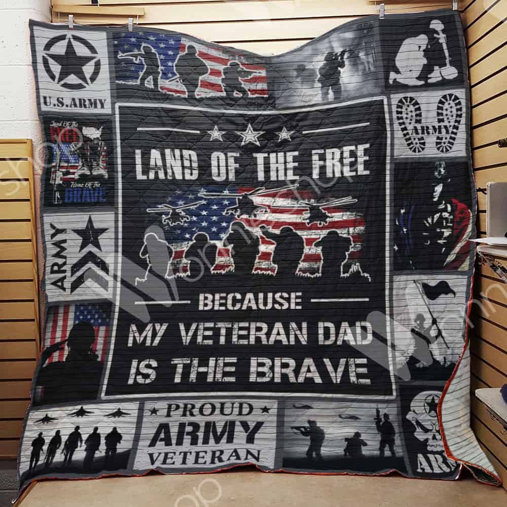 Veteran Dad Quilt Blanket DHC1102109TD