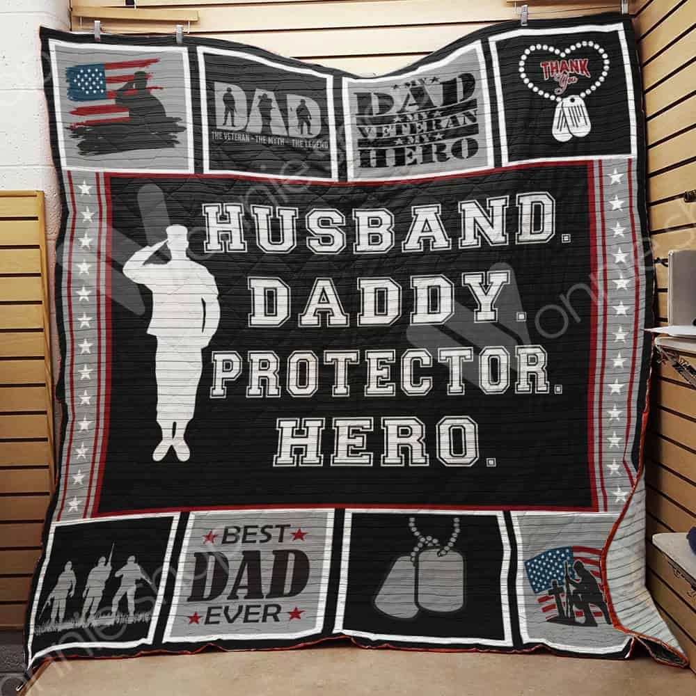 Veteran Dad Quilt Blanket DHC1102175TD