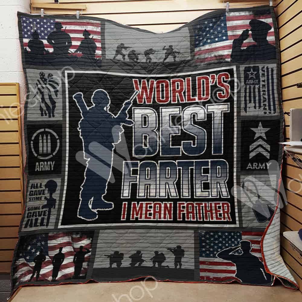 Veteran Dad Quilt Blanket DHC1102178TD