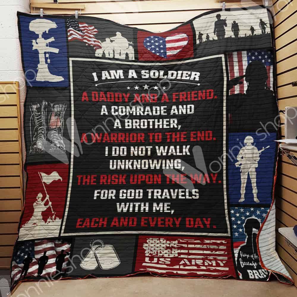 Veteran Dad Quilt Blanket DHC1102200TD