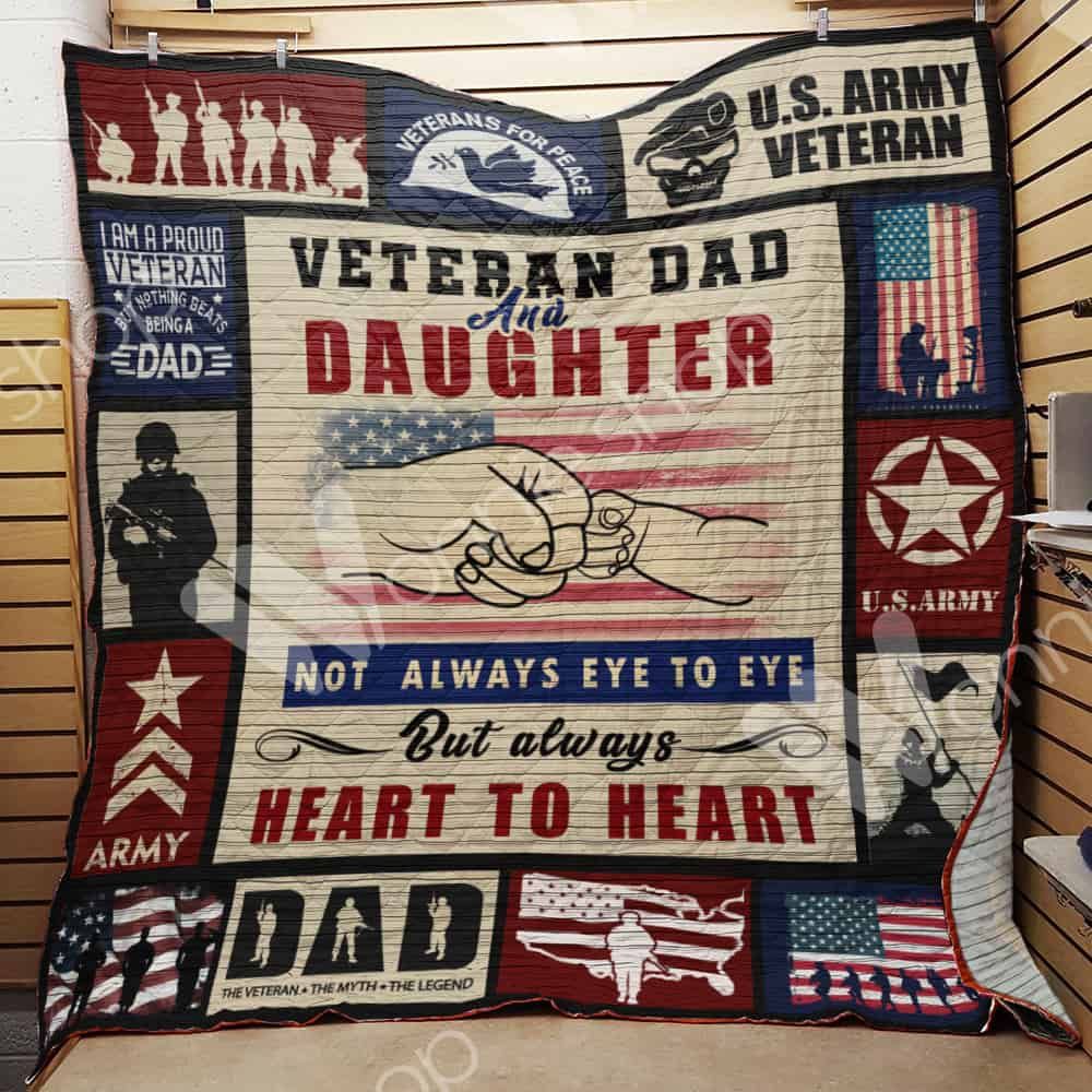 Veteran Dad Quilt Blanket DHC1102203TD