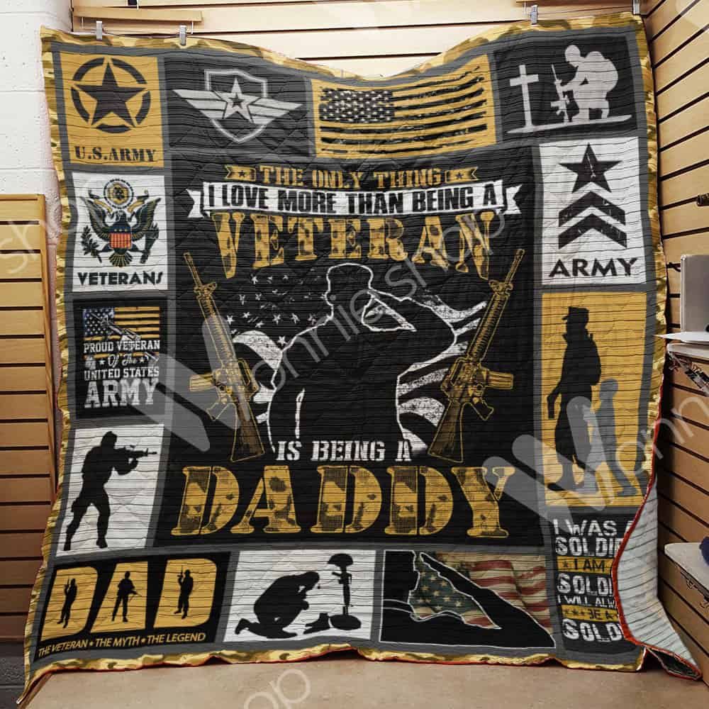 Veteran Dad Quilt Blanket DHC1102251TD
