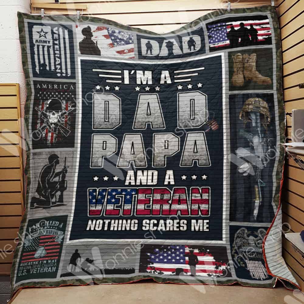 Veteran Dad Quilt Blanket DHC1102264TD