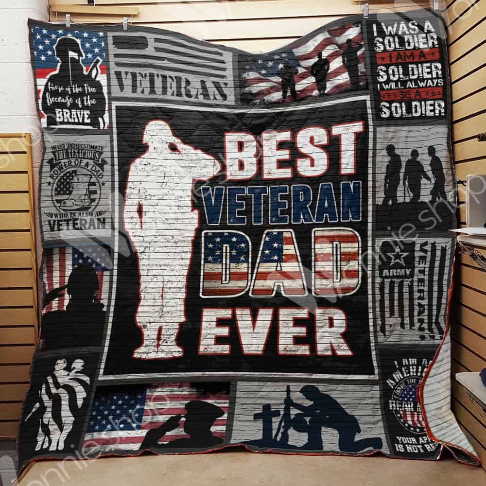 Veteran Dad Quilt Blanket DHC1102281TD