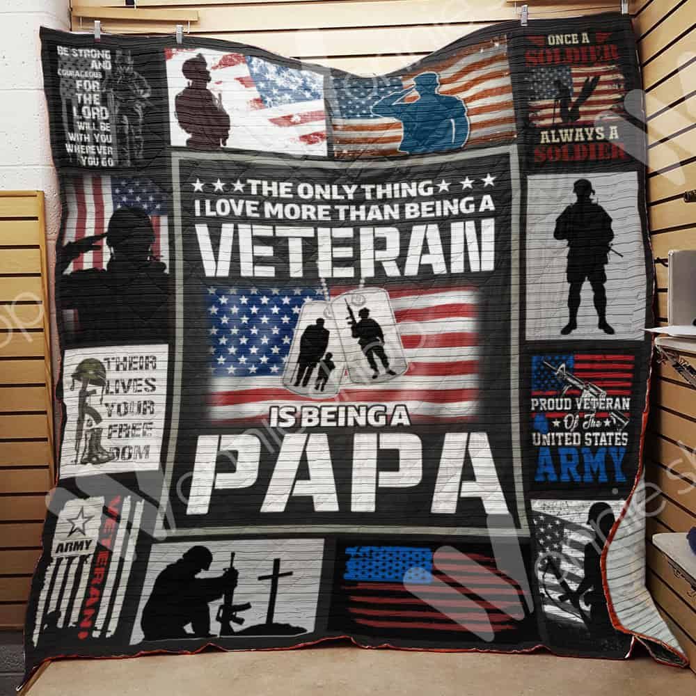 Veteran Dad Quilt Blanket DHC1102286TD