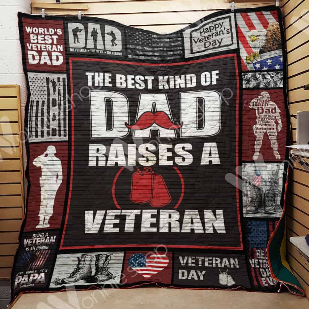 Veteran Dad Quilt Blanket DHC1102288TD