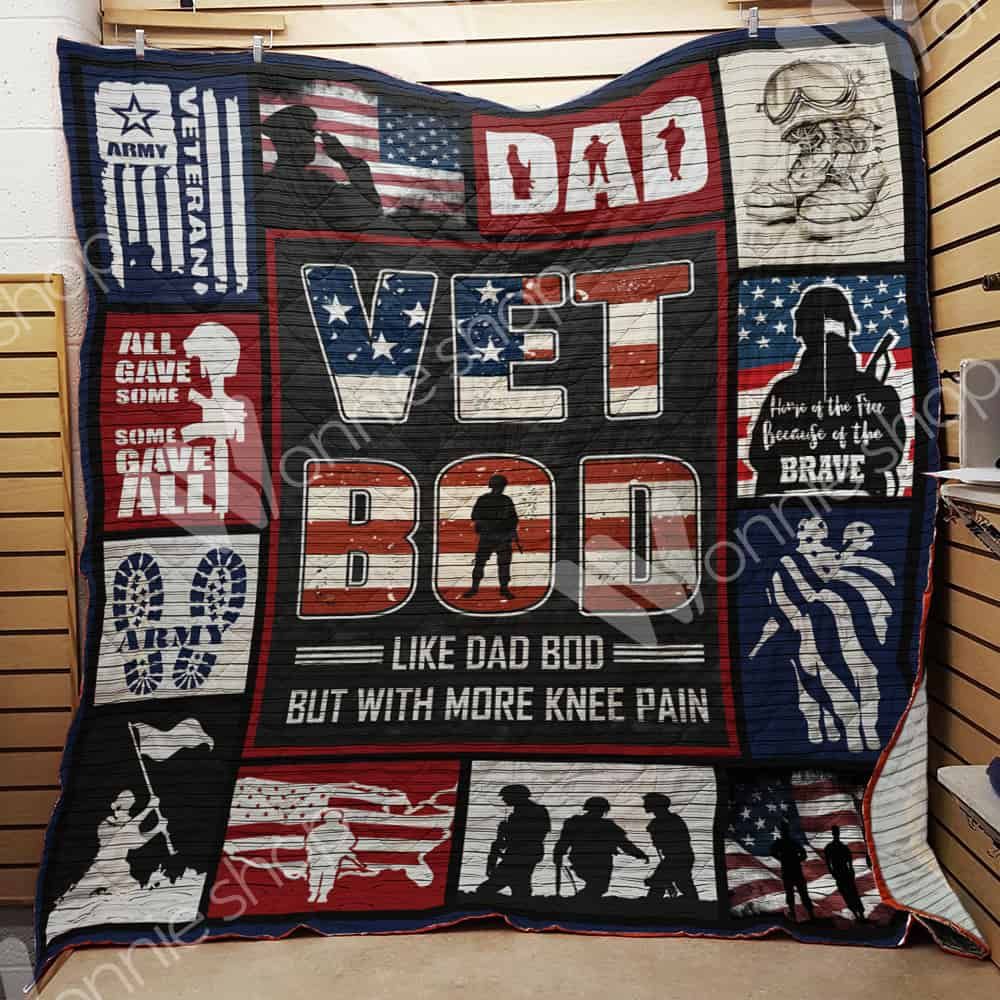 Veteran Dad Quilt Blanket DHC1102295TD