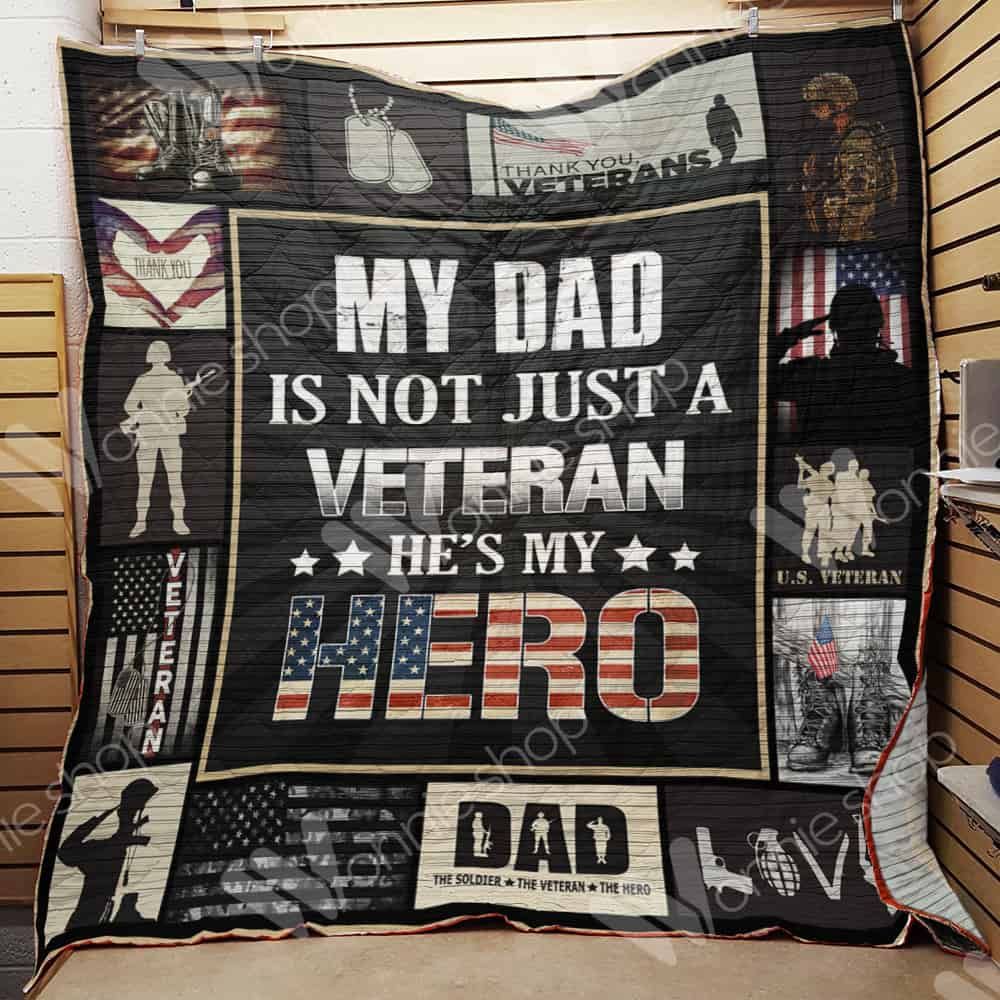 Veteran Dad Quilt Blanket DHC110285TD